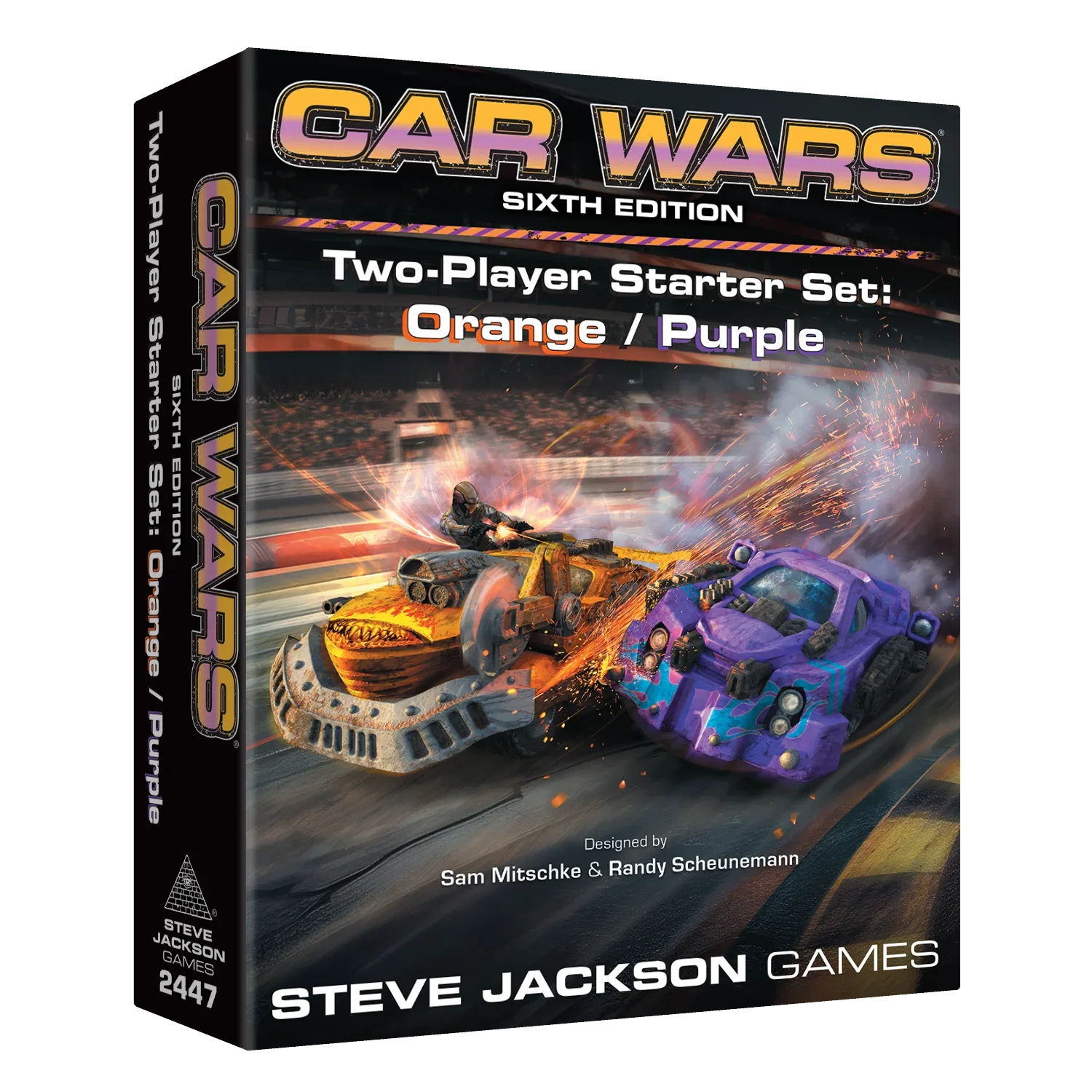 Car Wars: 2 Player Starter Set Orange/Purple - Out of Play