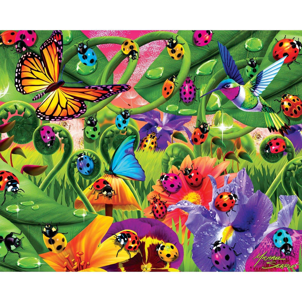 Glow in the Dark 100 Piece Jigsaw Puzzles - 4-Pack V2 - Out of Play