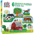 Eric Carle - Farm Life 6-Pack Mini Shaped Jigsaw Puzzles - Out of Play