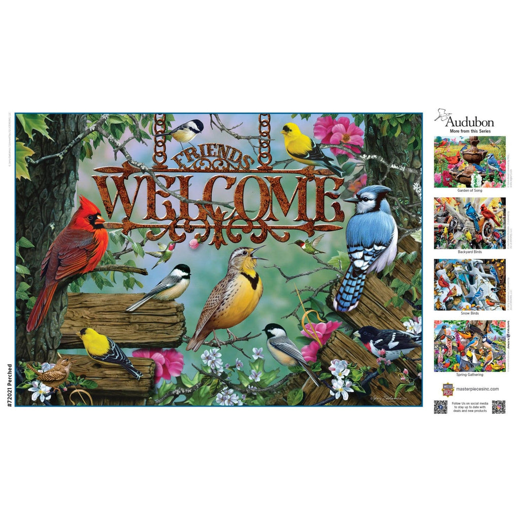Audubon - Perched 1000 Piece Jigsaw Puzzle - Out of Play