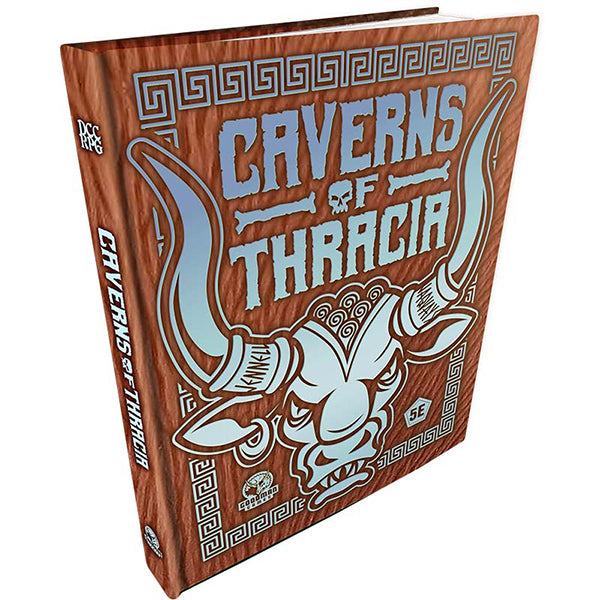 Dungeon Crawl Classics: The Caverns of Thracia (5e) Minotaur Hide Cover