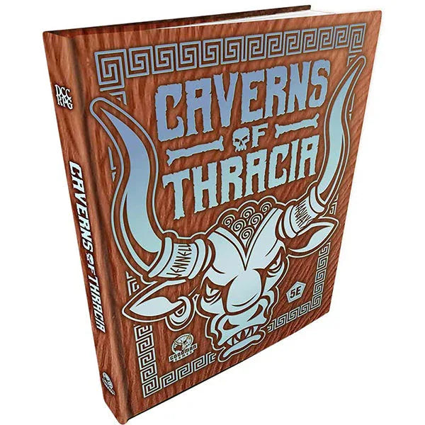 Dungeon Crawl Classics: The Caverns of Thracia (5e) Minotaur Hide Cover - Out of Play