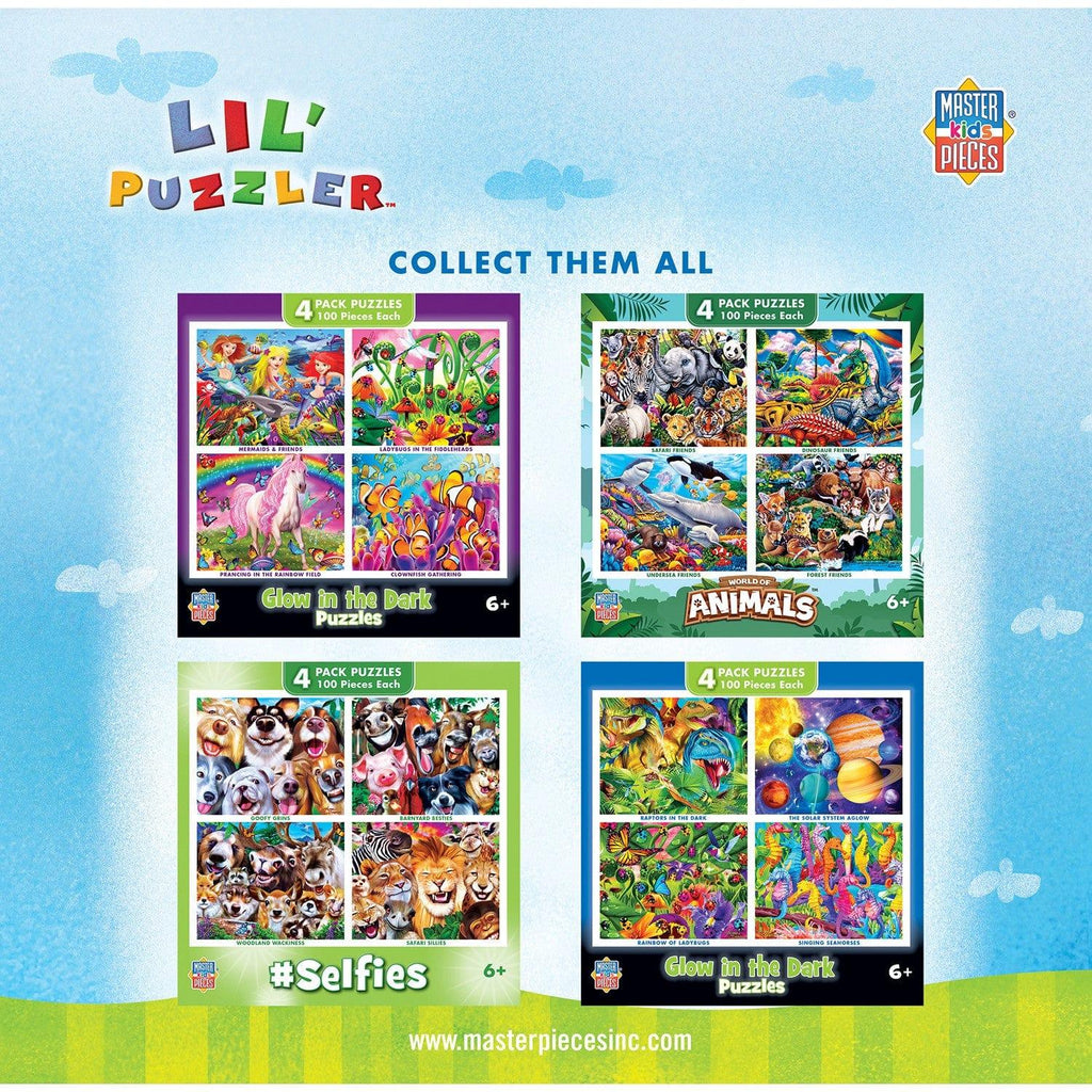 Lil Puzzler 48 Piece Jigsaw Puzzles 4-Pack - Out of Play