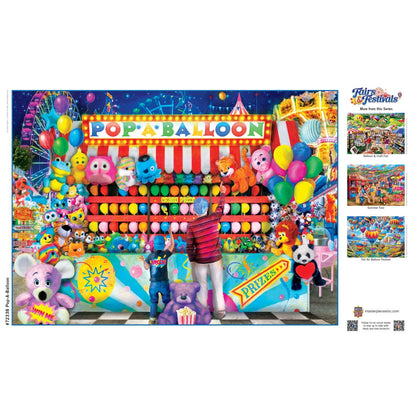 Fairs & Festivals - Pop-A-Balloon 1000 Piece Jigsaw Puzzle - Out of Play