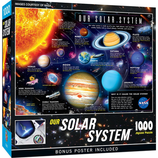 Our Solar System - 1000 Piece Jigsaw Puzzle - Out of Play