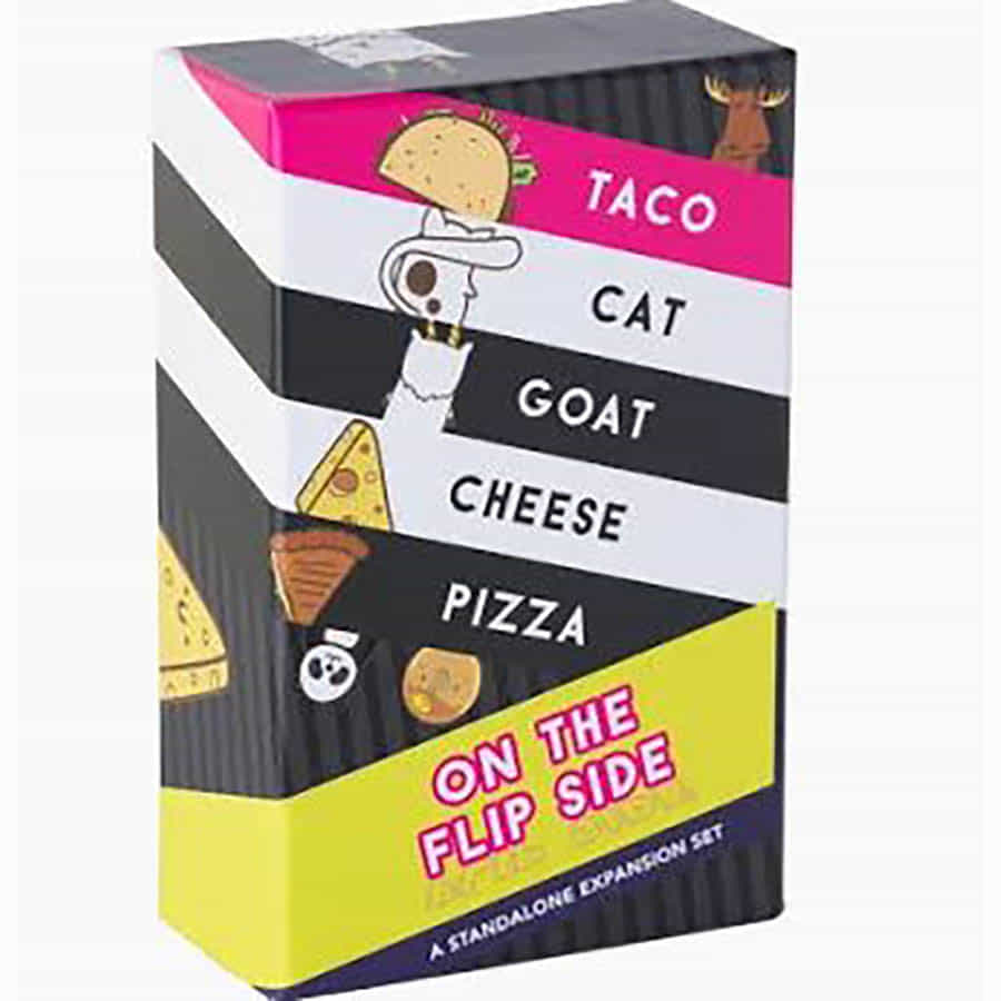 Taco Cat Goat Cheese Pizza: On Flip Side - Board Game - Out of Play
