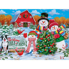 Season's Greetings - 500 Piece Jigsaw Puzzles 4-Pack - Out of Play