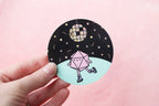 Roller Rink Dice Buddy Glitter Sticker - Out of Play