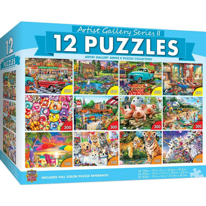 Artist Gallery Jigsaw Puzzle Collection Series 2 - 12 Pack - Out of Play