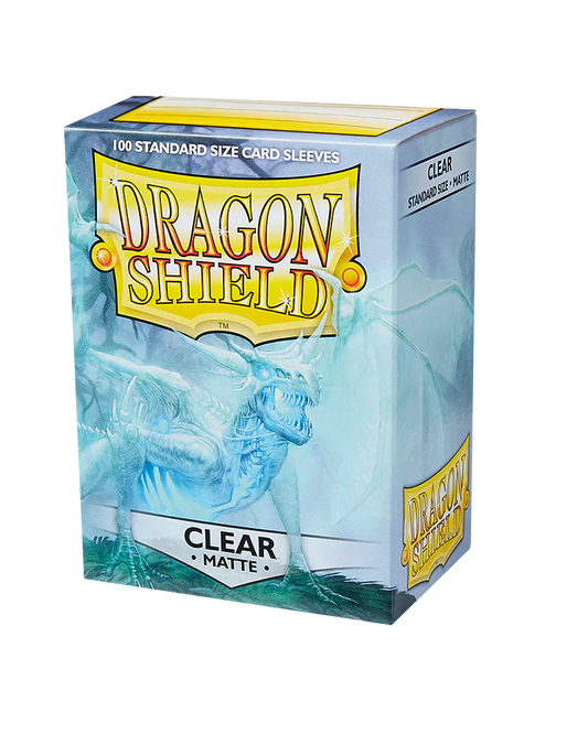 Dragon Shield: Standard 100ct Sleeves - Clear (Matte) PunkOuter Games