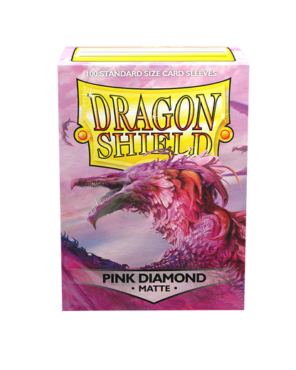 Dragon Shield Matte Sleeve - Pink Diamond 100ct PunkOuter Games