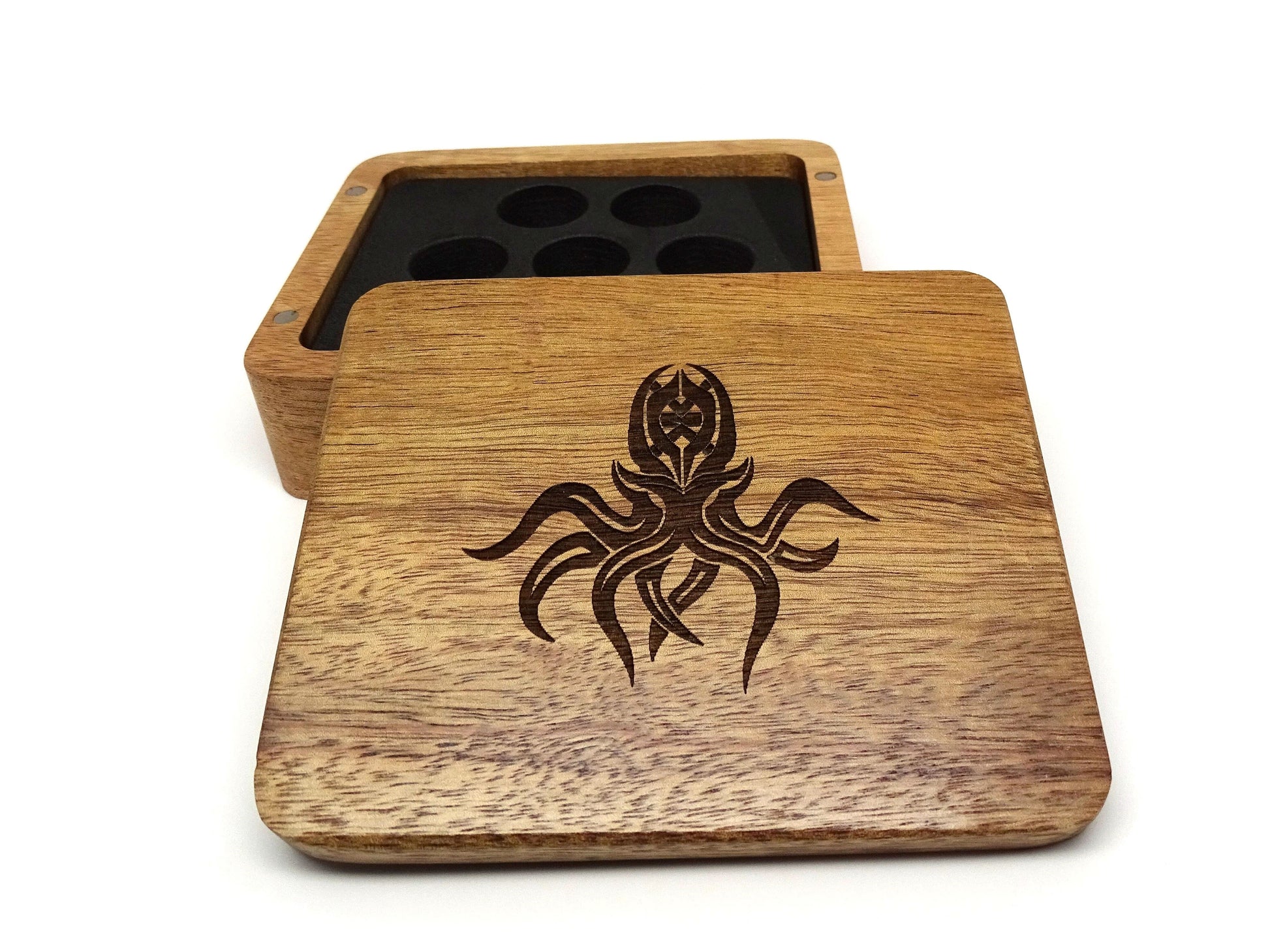 Cthulhu Wooden Dice Case Easy Roller Dice Company