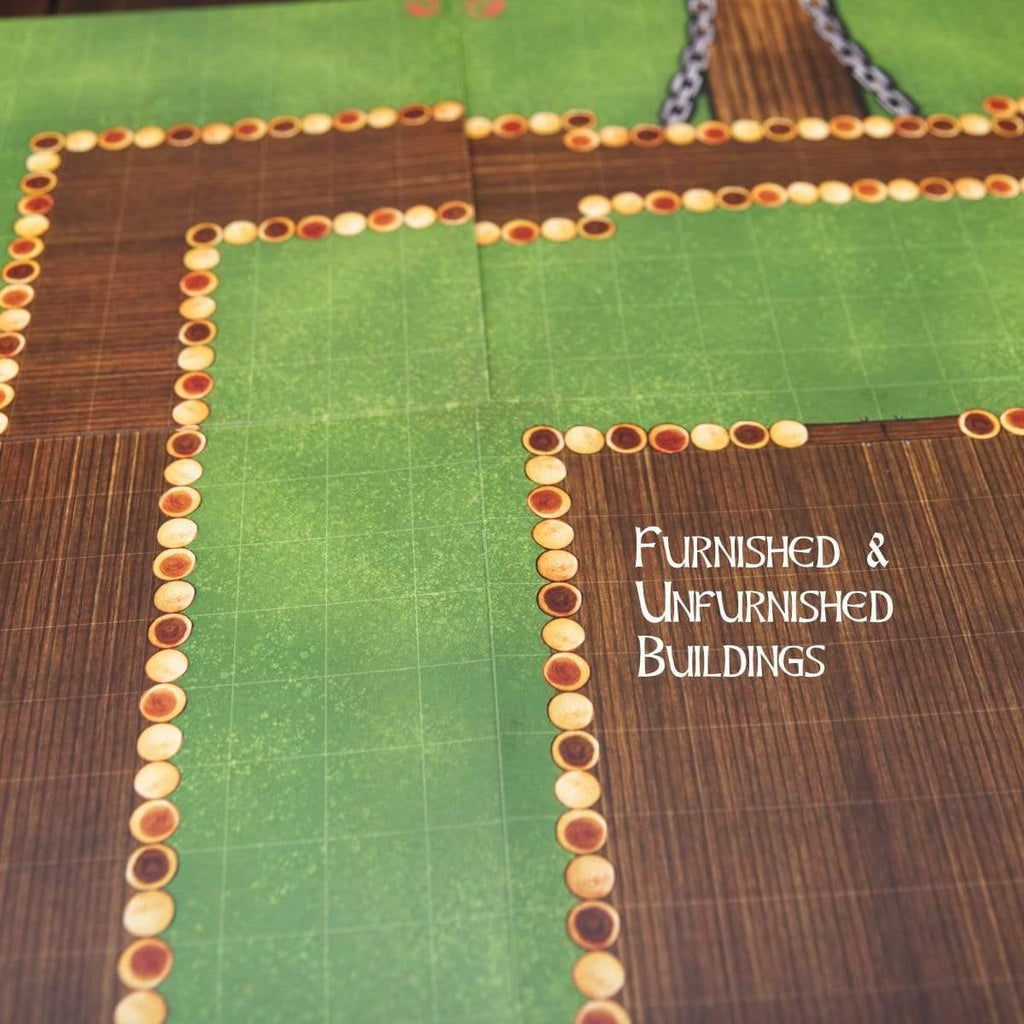 Modular Fortification Castle Tiles - Out of Play