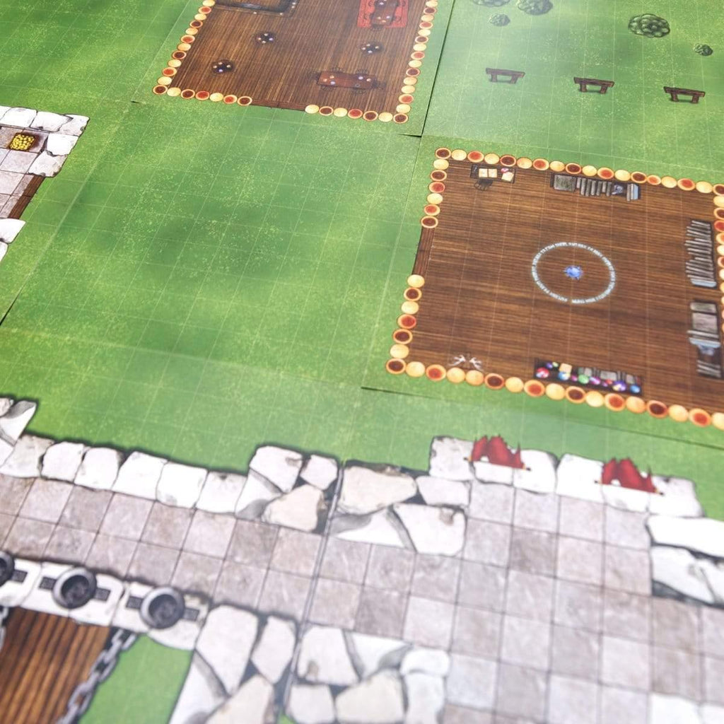 Modular Fortification Castle Tiles - Out of Play