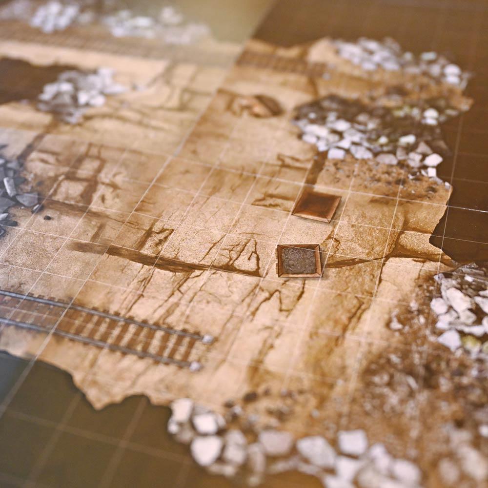 Modular Western Desert And Mine Tiles - Out of Play