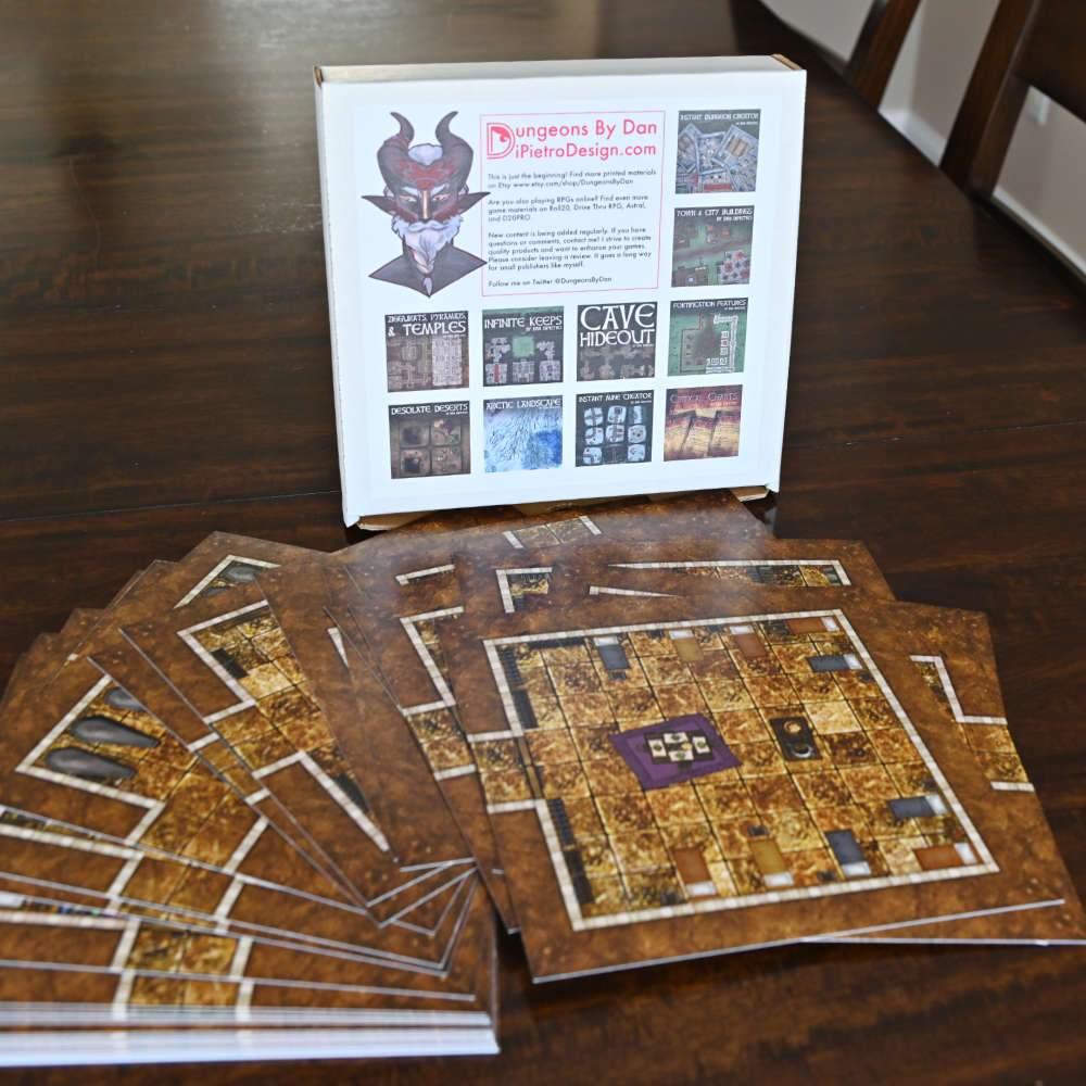 Ziggurats, Pyramids, And Temples Dungeon Tiles - Out of Play