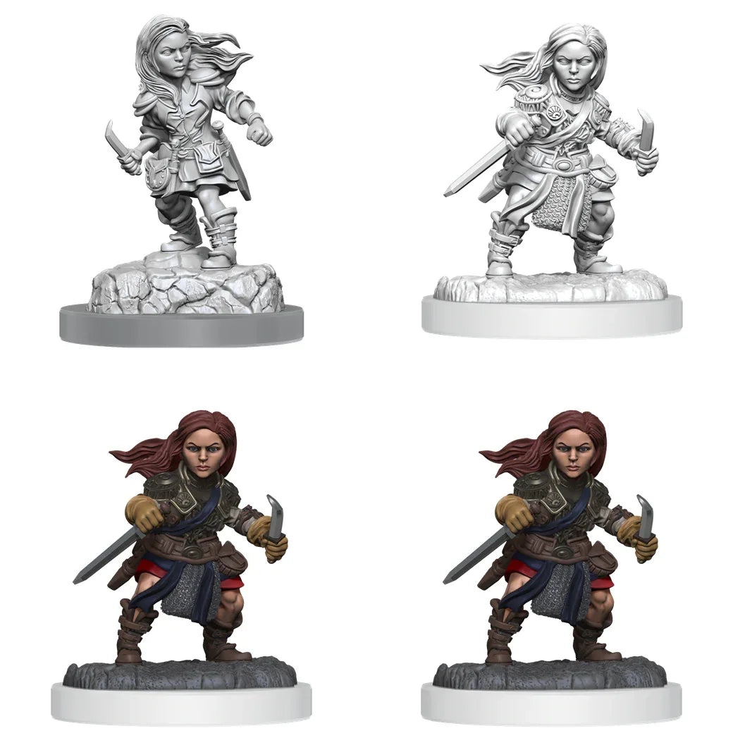 D&D Nolzur's Marvelous Miniatures: Halfling Rogue Female - Out of Play