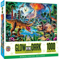 Glow in the Dark - Dinosaurs 1000 Piece Jigsaw Puzzle - Out of Play