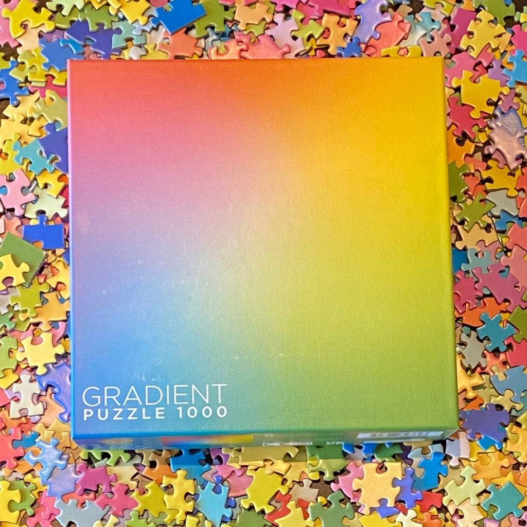 Rainbow Gradient 1000 Piece Jigsaw Puzzle - Out of Play