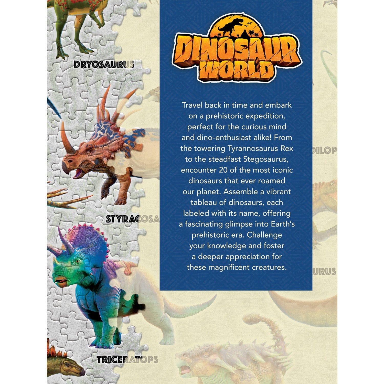 Dinosaur World 1000 Piece Jigsaw Puzzle MasterPieces Puzzle Company INC