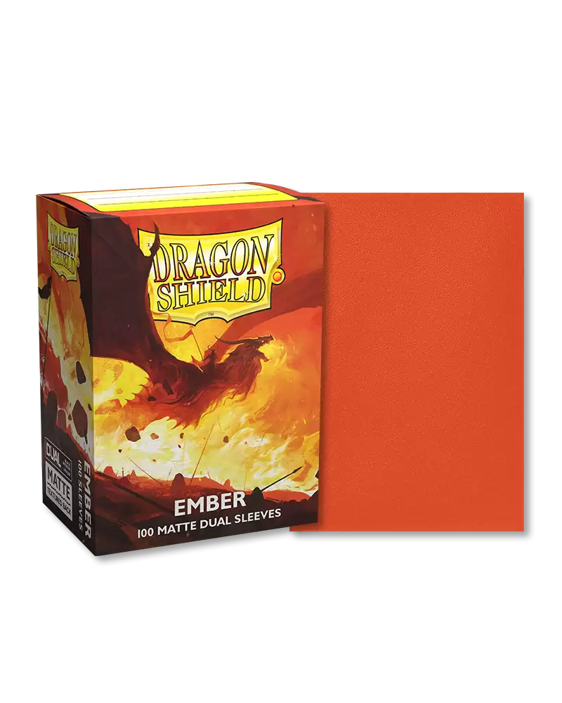Dragon Shield Matte Sleeve - Ember 100ct PunkOuter Games