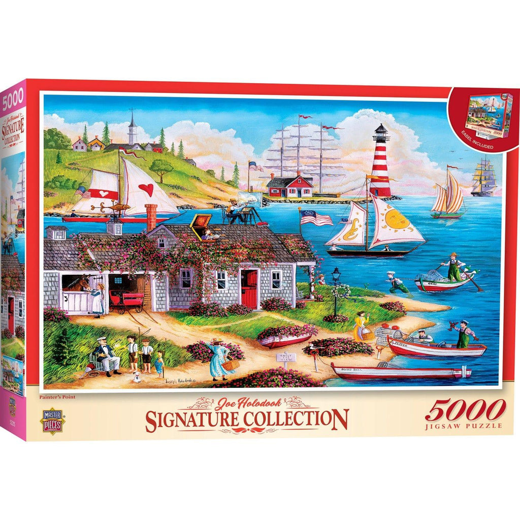 Signature Collection - Painter's Point 5000 Piece Jigsaw Puzzle - Out of Play