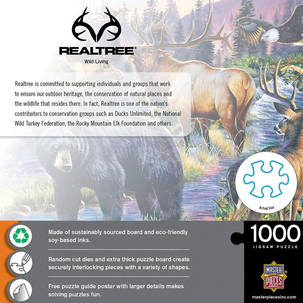 Realtree - Wild Living 1000 Piece Jigsaw Puzzle - Out of Play