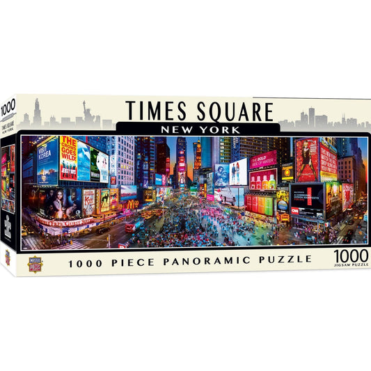 Times Square, New York 1000 Piece Panoramic Jigsaw Puzzle - Out of Play