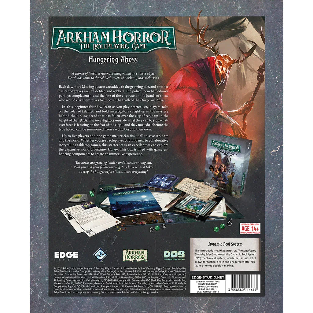 Arkham Horror RPG Starter Set - Hungering Abyss - Out of Play