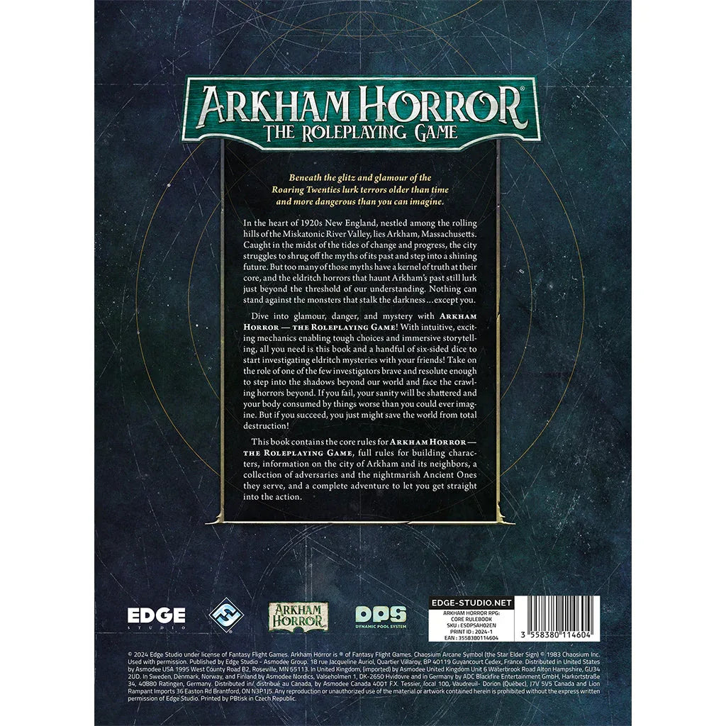 Arkham Horror RPG Corebook - Out of Play