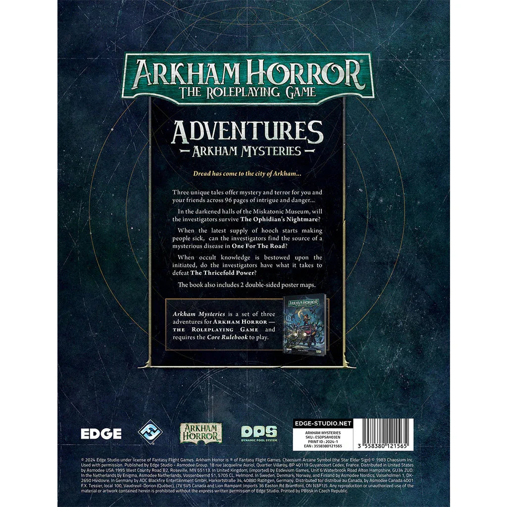 Arkham Horror RPG: Arkham Mysteries - Out of Play