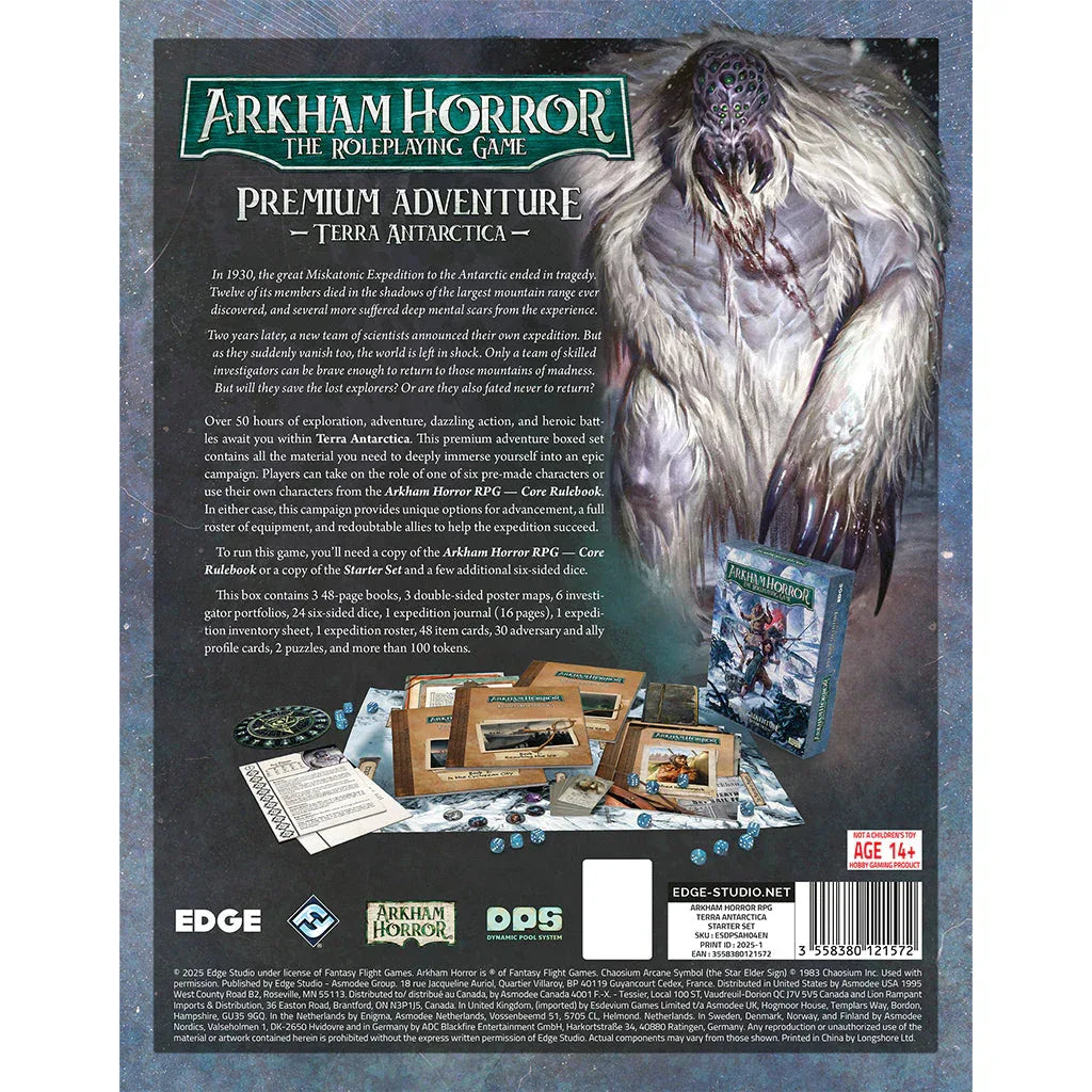 Arkham Horror RPG - Terra Antarctica - Out of Play
