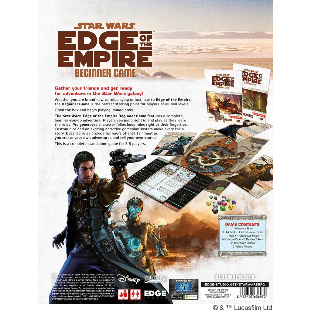 Star Wars: Edge of the Empire - Beginner Game - Out of Play