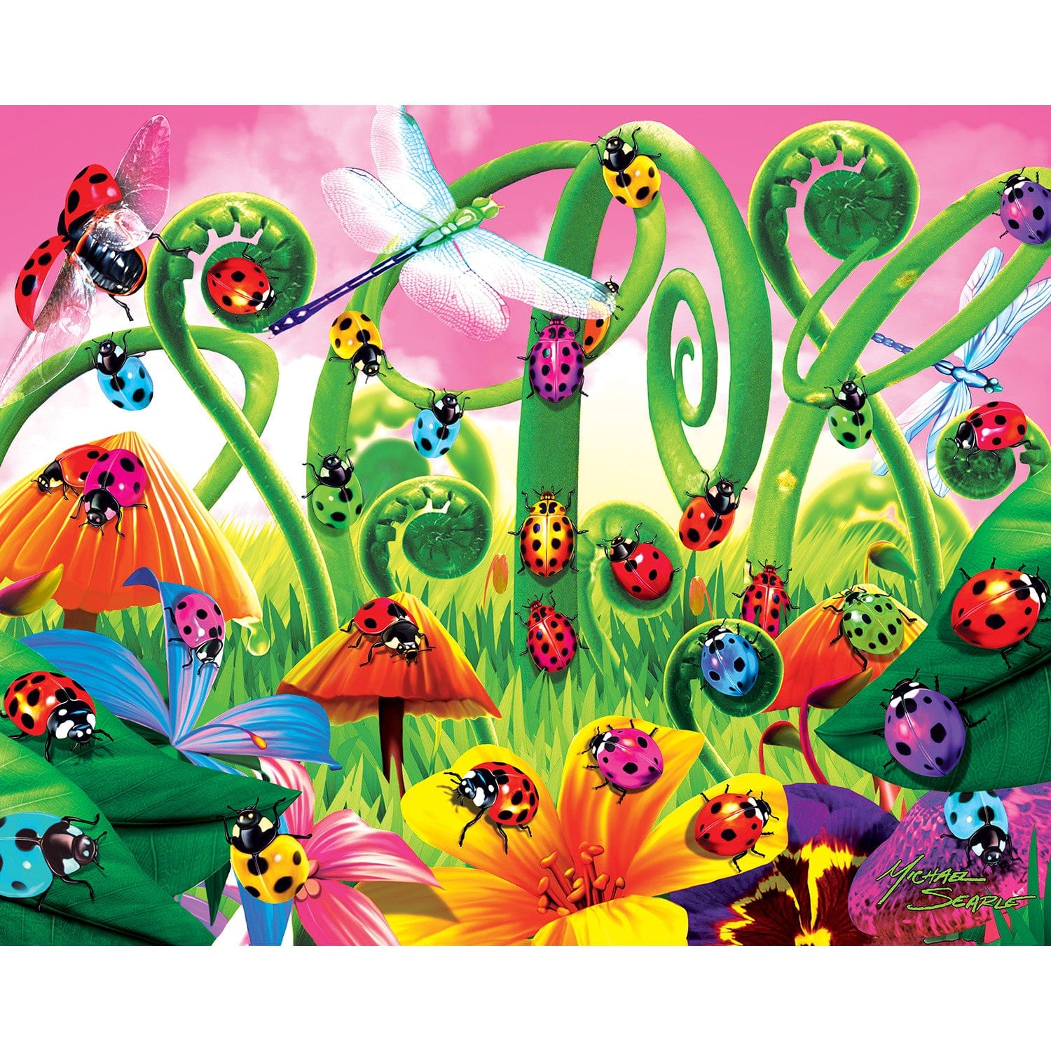 Glow in the Dark 100 Piece Jigsaw Puzzles - 4-Pack V1 MasterPieces Puzzle Company INC
