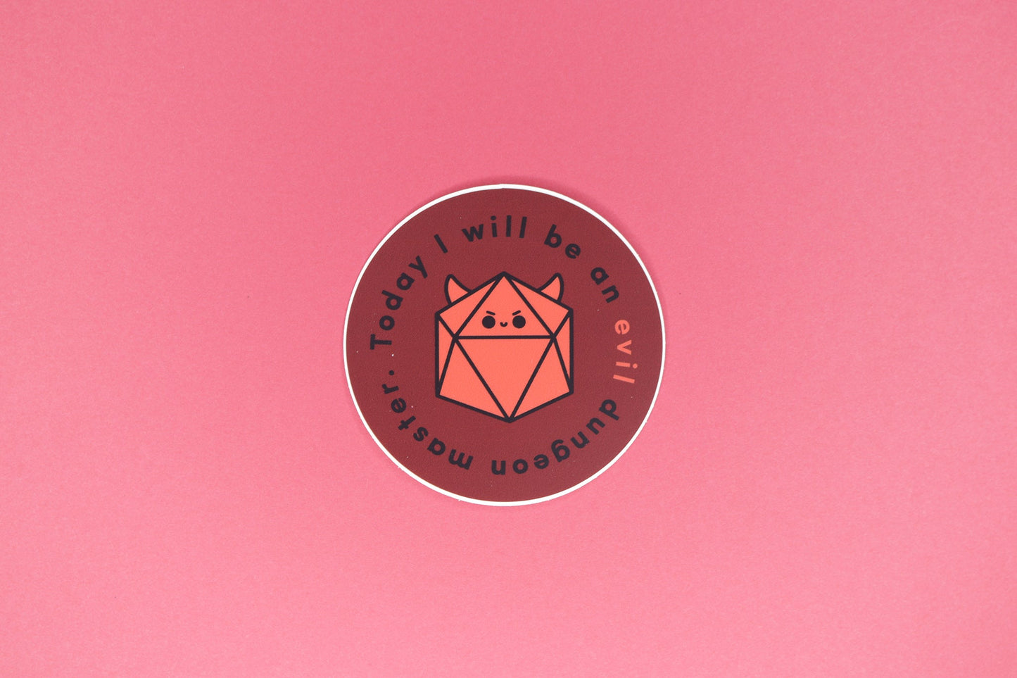 Good and Evil DM Sticker