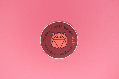 Good and Evil DM Sticker