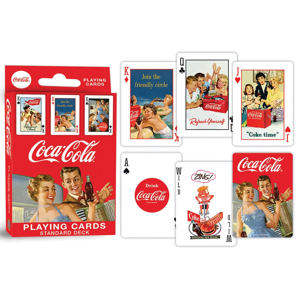 Coca-Cola Vintage Design Playing Cards - 54 Card Deck - Out of Play