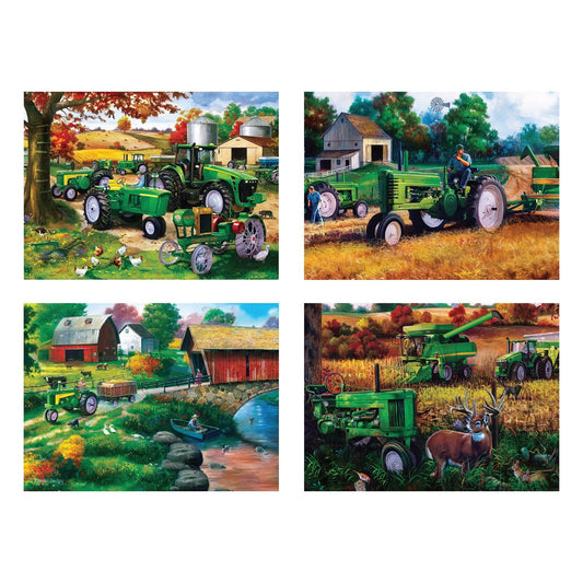 Farm & Country - 500 Piece Jigsaw Puzzles 4 Pack MasterPieces Puzzle Company INC