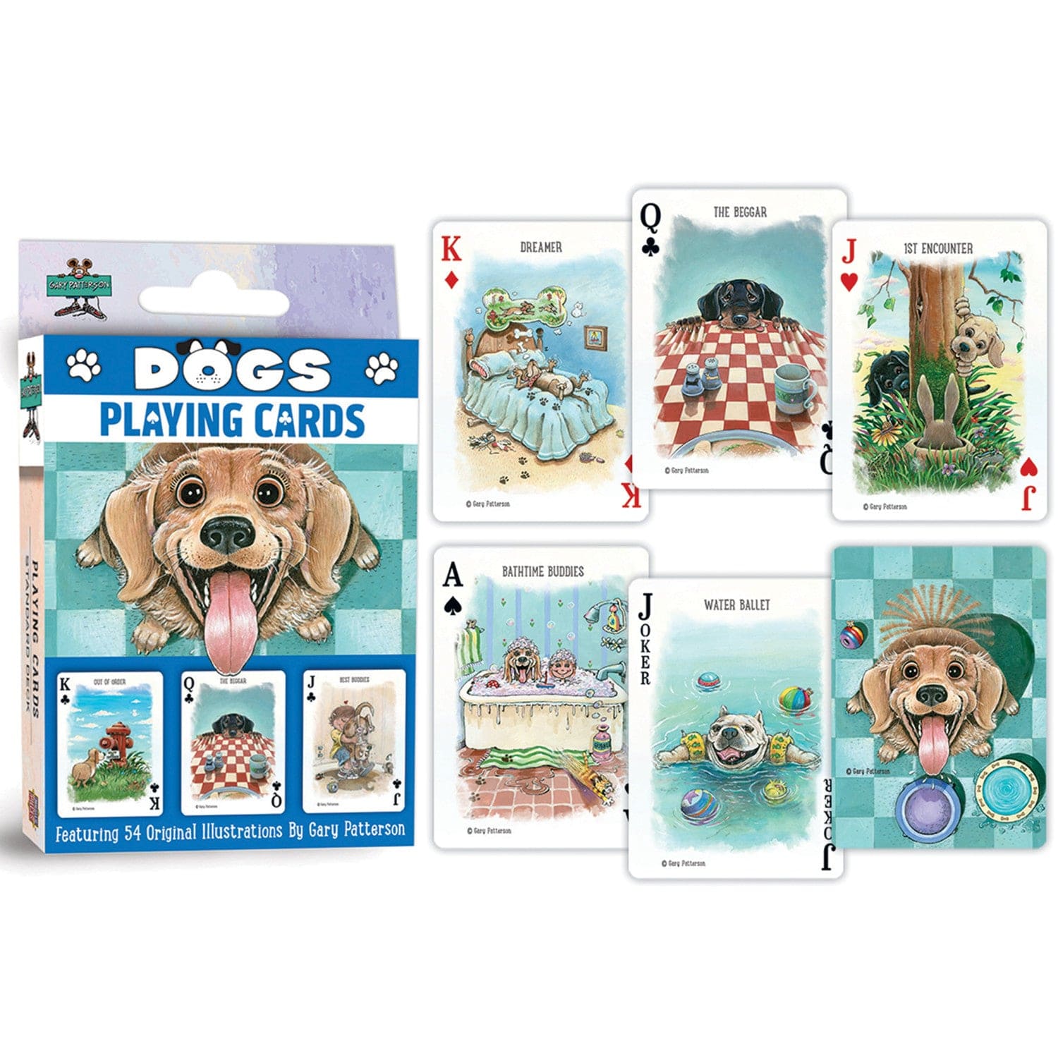 Dogs Playing Cards - 54 Card Deck MasterPieces Puzzle Company INC
