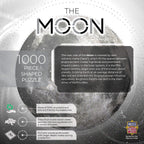 The Moon - 1000 Piece Round Jigsaw Puzzle - Out of Play
