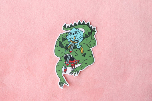 Monster Killer Dice Buddy Sticker