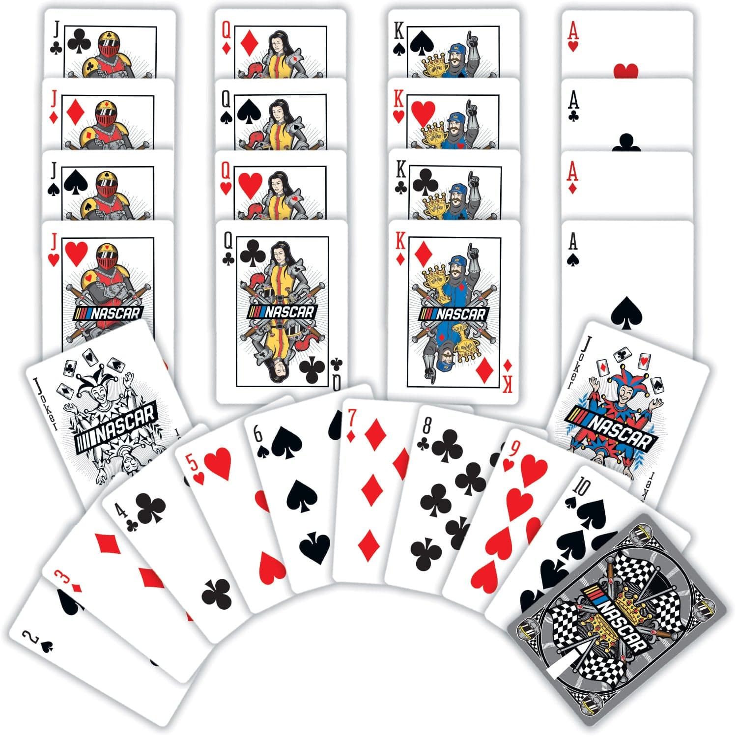 NASCAR Playing Cards - 54 Card Deck - Out of Play