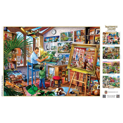 Masterpiece Gallery - Gallery on the Square 1000 Piece Jigsaw Puzzle - Out of Play