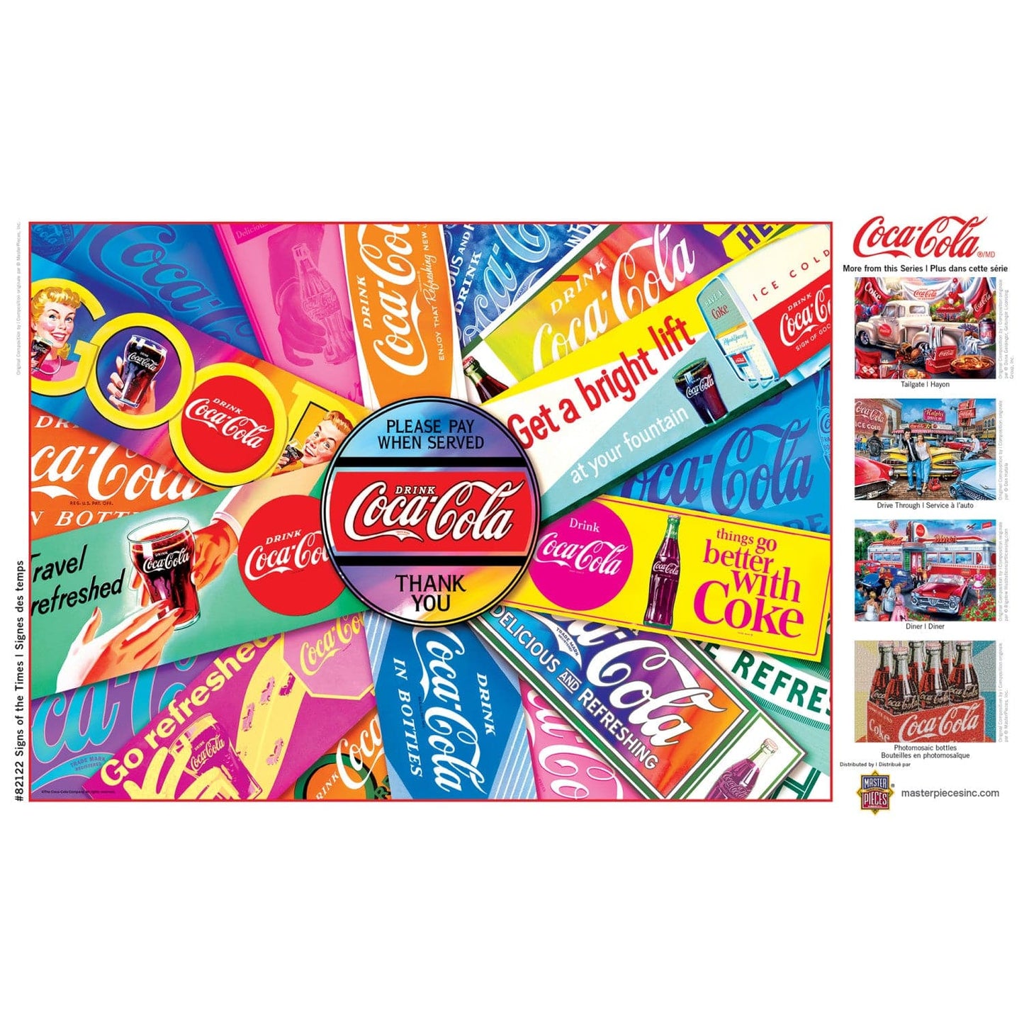 Coca-Cola - Signs of the Times 1000 Piece Jigsaw Puzzle - Out of Play