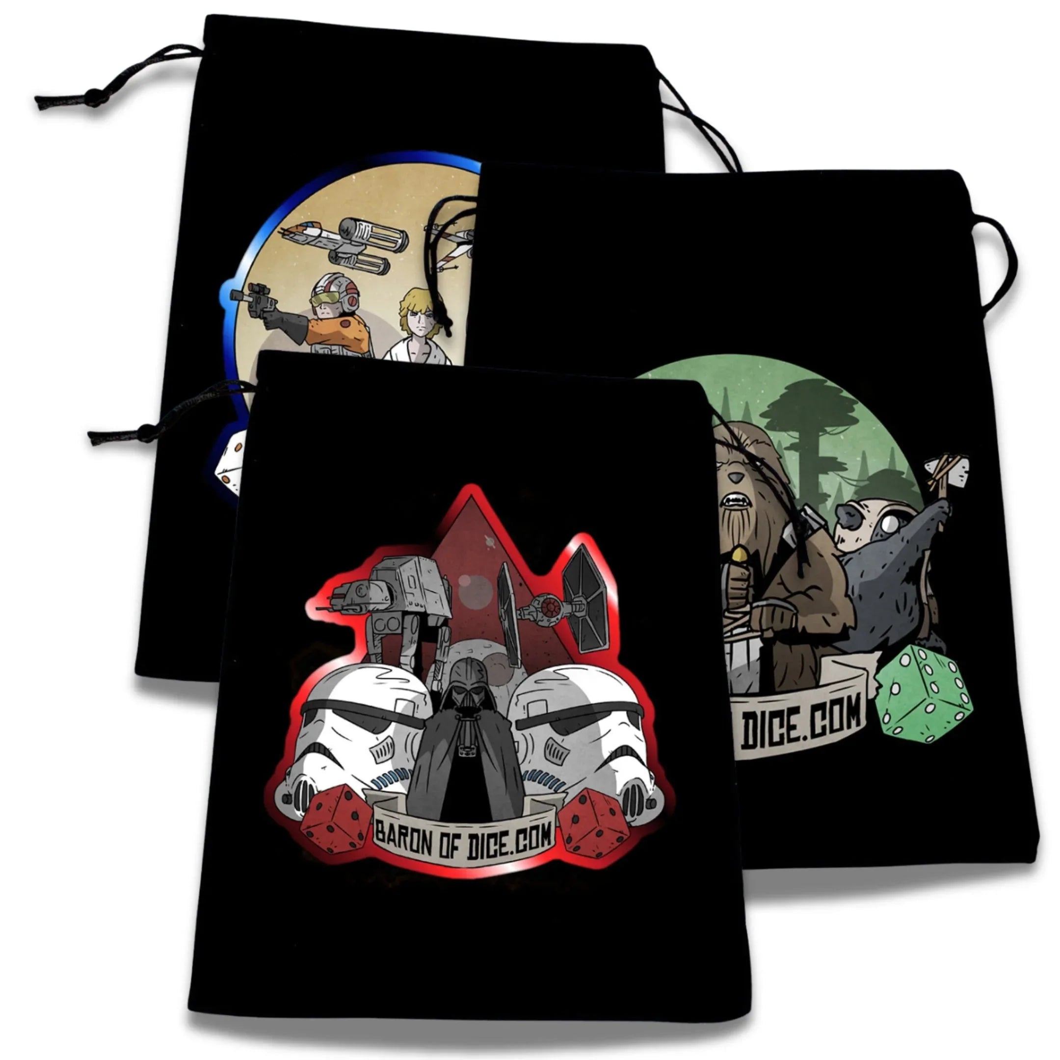 Premium Black Dice Bags - Out of Play