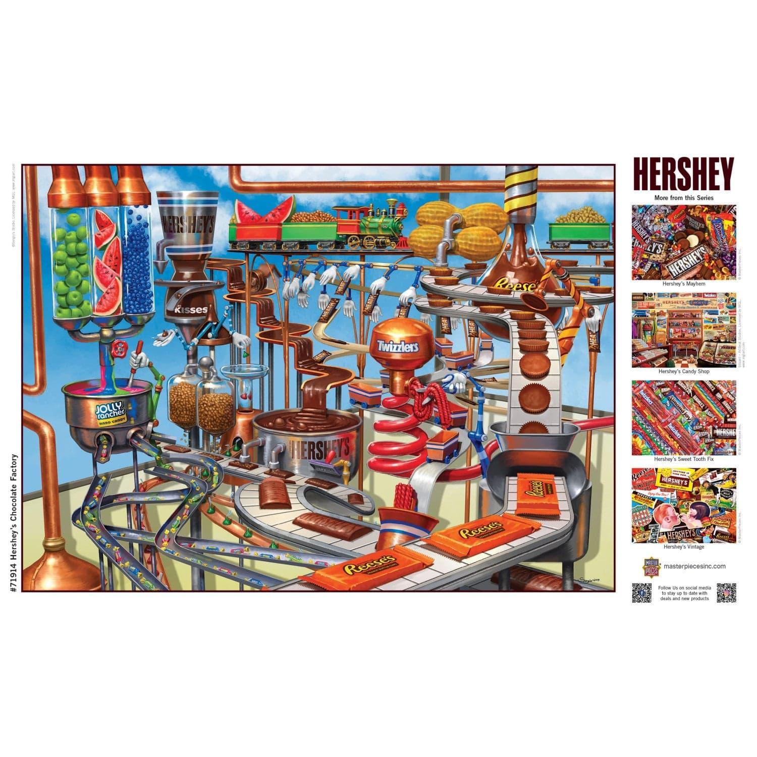 Hershey's Chocolate Factory - 1000 Piece Jigsaw Puzzle - Out of Play