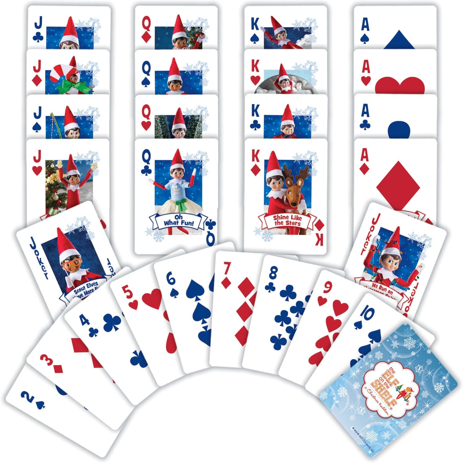 Elf on the Shelf Jumbo Playing Cards MasterPieces Puzzle Company INC