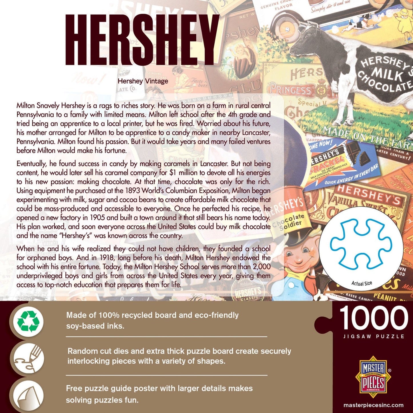Hershey's Vintage - 1000 Piece Jigsaw Puzzle - Out of Play