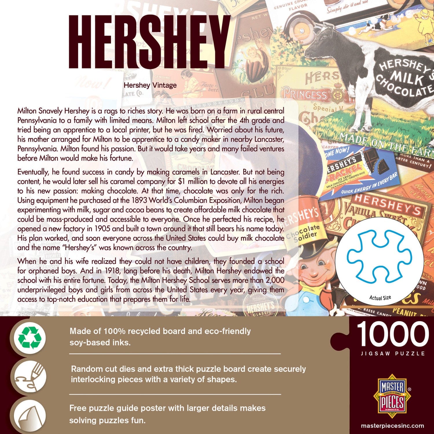 Hershey's Vintage - 1000 Piece Jigsaw Puzzle - Out of Play