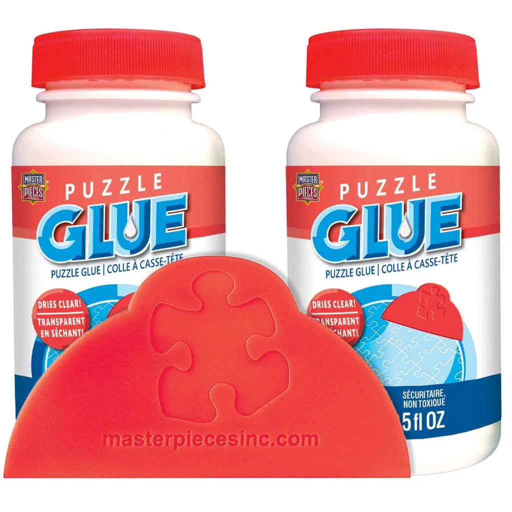Jigsaw Puzzle Glue 2-Pack with Applicator - Out of Play